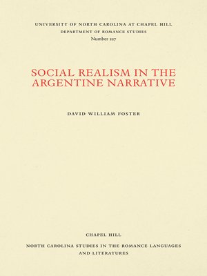 cover image of Social Realism in the Argentine Narrative